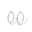 Load image into Gallery viewer, YELLOW GOLD TUBE STYLE HOOP EARRINGS