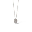 Load image into Gallery viewer, WHITE GOLD NATURAL DIAMONDS PENDANT WITH CHAIN