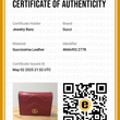 Load image into Gallery viewer, PREOWNED GUCCI GG MARMONT CARD CASE WALLET RED