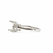 Load image into Gallery viewer, WHITE GOLD SEMI MOUNT RING SETTING FOR A ROUND CENTER STONE
