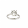 Load image into Gallery viewer, WHITE GOLD SEMI MOUNT RING SETTING FOR A ROUND CENTER STONE