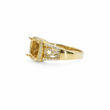 Load image into Gallery viewer, YELLOW GOLD SEMI MOUNT RING SETTING FOR SQUARE STONE