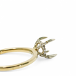 Load image into Gallery viewer, TWO TONE GOLD SEMI MOUNT RING SETTING FOR A ROUND CENTER STONE