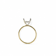 Load image into Gallery viewer, TWO TONE GOLD SOLITAIRE RING SETTING