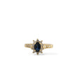 Load image into Gallery viewer, YELLOW GOLD LADY'S RING WITH SAPPHIRE STONE AND NATURAL DIAMONDS