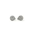 Load image into Gallery viewer, WHITE GOLD NATURAL DIAMOND STUD EARRINGS