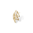 Load image into Gallery viewer, YELLOW GOLD CRISS CROSS EARRINGS