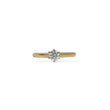 Load image into Gallery viewer, YELLOW GOLD NATURAL DIAMOND SOLITAIRE RING