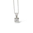 Load image into Gallery viewer, WHITE GOLD NATURAL DIAMOND PENDANT WITH NECKLACE