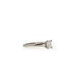 Load image into Gallery viewer, WHITE GOLD AND PLATINUM PRINCESS CUT NATURAL DIAMOND SOLITAIRE RING