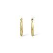 Load image into Gallery viewer, YELLOW GOLD POLISHED HOOP EARRINGS DROP STYLE