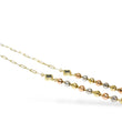 Load image into Gallery viewer, THREE TONE NECKLAVE WITH HEART PENDANT