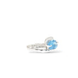 Load image into Gallery viewer, WHITE GOLD SWISS BLUE TOPAZ RING