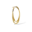 Load image into Gallery viewer, YELLOW GOLD TWO ROWS TWISTED HOOP EARRINGS