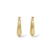 Load image into Gallery viewer, YELLOW GOLD SHELL STYLE POLISHED HOOP EARRINGS