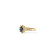 Load image into Gallery viewer, YELLOW GOLD LADY'S RING WITH SAPPHIRE STONE AND NATURAL DIAMONDS