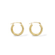 Load image into Gallery viewer, YELLOW GOLD SMOOTH HOOP EARRINGS