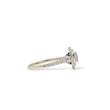 Load image into Gallery viewer, WHITE GOLD TWO ROW BEZEL NATURAL DIAMOND LADY'S RING