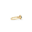 Load image into Gallery viewer, YELLOW GOLD LADY'S RING WITH SAPPHIRE STONE AND NATURAL DIAMONDS