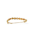 Load image into Gallery viewer, YELLOW GOLD ORANGE GARNET BRACELET