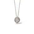 Load image into Gallery viewer, WHITE GOLD NATURAL DIAMONDS PENDANT WITH CHAIN