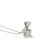 Load image into Gallery viewer, WHITE GOLD NATURAL DIAMOND PENDANT WITH NECKLACE