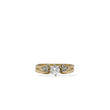Load image into Gallery viewer, YELLOW GOLD ENGAGEMENT RING WITH SEVEN NATURAL DIAMONDS