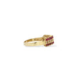 Load image into Gallery viewer, YELLOW GOLD LADY'S RING WITH RUBY AND NATURAL DIAMONDS