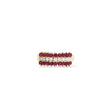 Load image into Gallery viewer, YELLOW GOLD LADY'S RING WITH RUBY AND NATURAL DIAMONDS