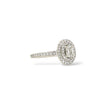 Load image into Gallery viewer, WHITE GOLD TWO ROW BEZEL NATURAL DIAMOND LADY'S RING