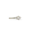 Load image into Gallery viewer, WHITE GOLD PAST PRESENT FUTURE LADY'S RING WITH NATURAL DIAMONDS