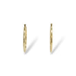 Load image into Gallery viewer, YELLOW GOLD TUBE STYLE HOOP EARRINGS