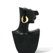 Load image into Gallery viewer, YELLOW GOLD SMOOTH HOOP EARRINGS