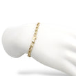 Load image into Gallery viewer, YELLOW GOLD NATURAL GEMSTONES BRACELET