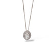 Load image into Gallery viewer, WHITE GOLD NATURAL DIAMONDS PENDANT WITH CHAIN