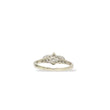 Load image into Gallery viewer, WHITE GOLD PAST PRESENT FUTURE LADY'S RING WITH NATURAL DIAMONDS