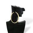 Load image into Gallery viewer, YELLOW GOLD TUBE STYLE HOOP EARRINGS