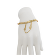 Load image into Gallery viewer, YELLOW GOLD ORANGE GARNET BRACELET