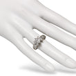 Load image into Gallery viewer, WHITE GOLD PAST PRESENT FUTURE NATURAL DIAMONDS LADY'S RING