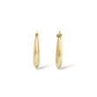 Load image into Gallery viewer, YELLOW GOLD POLISHED HOOP EARRINGS DROP STYLE