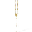 Load image into Gallery viewer, THREE TONE ROSARY NECKLACE