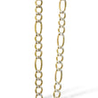 Load image into Gallery viewer, YELLOW GOLD FIGARO LINK CHAIN