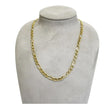 Load image into Gallery viewer, YELLOW GOLD FIGARO STYLE NECKLACE
