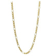 Load image into Gallery viewer, YELLOW GOLD FIGARO STYLE NECKLACE