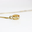 Load image into Gallery viewer, YELLOW GOLD PENDANT WITH CITRINE GEMSTONE AND BOX CHAIN