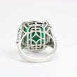 Load image into Gallery viewer, EMERALD AND DIAMOND DINNER RING