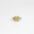 Load image into Gallery viewer, FANCY YELLOW ENGAGEMENT DIAMOND RING