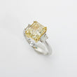 Load image into Gallery viewer, FANCY YELLOW ENGAGEMENT DIAMOND RING