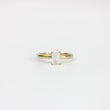 Load image into Gallery viewer, EMERALD CUT NATURAL DIAMOND ENGAGEMENT RING GIA CERTIFIED