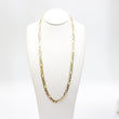 Load image into Gallery viewer, YELLOW GOLD FIGARO LINK NECKLACE